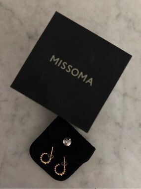 Missoma Beaded Hoop Earrings